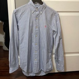 Men’s Button Down Dress Shirt (Size: S) - Ralph Lauren